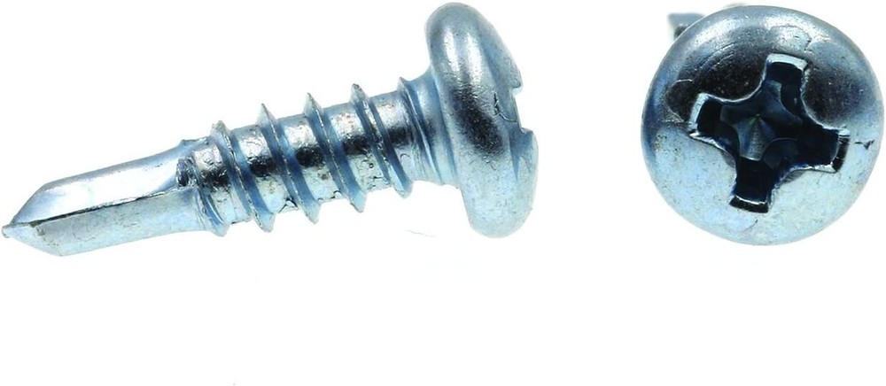 Pan Head Phillips #6-20 x 1/2 Self-Drilling Screws Tek Zinc (20,000)