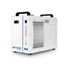 S&A 5200DH Water Chiller for 8KW Spindle / CO2 Glass Laser Tube Cooling USA
