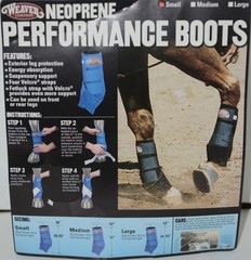 Weaver Leather 35 4215 BK Neoprene Performance Boots Small Black Package 2
