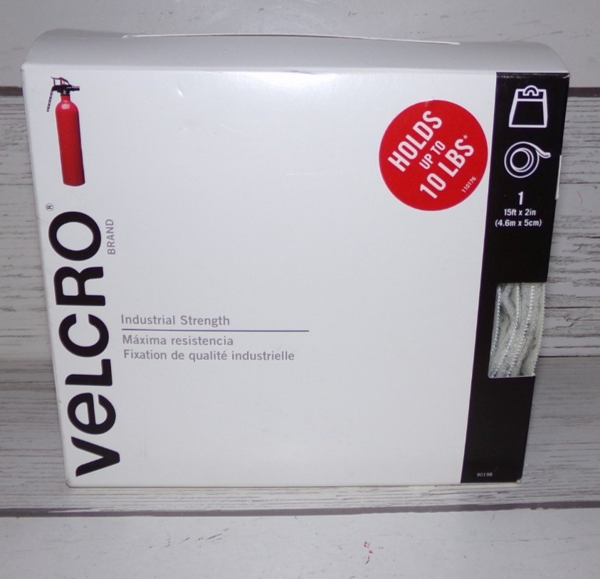 Velcro 2″ X 15′ Industrial Strength Sticky-Back Hook and Loop Fasteners