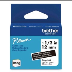 Brother P-Touch Btag-335 0.47 in. x 13.1 ft. P-Touch BTAG Label Tape