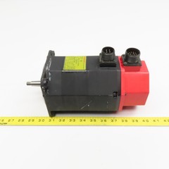 Fanuc A06B-0313-B005 127V 3Ph 8 Pole 3000RPM AC Servo Motor Pulse Coder
