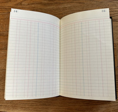 Vintage Royal Vernon Line D.E. Ledger Book No. 2044 Accounting Records 144 Pages