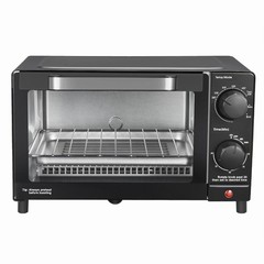 Mainstays 4-Slice Countertop Toaster Oven with Bake & Broil Black