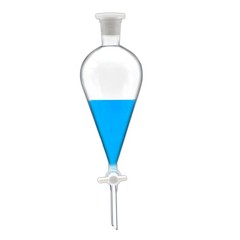 Borosilicate Glass 1000ML Separating Funnel Heavy Wall Conical Separatory Fun…