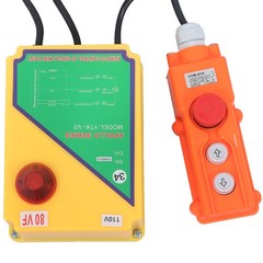 1320lbs Electric Hoist 110V 1150W Crane Winch 328ft Wireless & 14ft Wired Remote