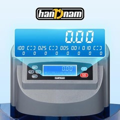 USD Coin Sorter Coin Counter Wrapper and Roller 270 Coins/min LCD Display