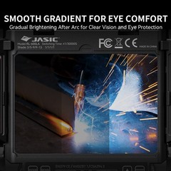 JASIC RL-600LA Auto Darkening Welding Helmet/Mask/Hood True Color Panoramic View