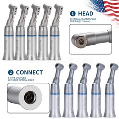 1-5 Dental Slow Low Speed Handpiece Contra Angle Push Button/Latch E-type