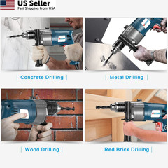 11-pc Masonry Drill Bits Carbide Concrete 11 Pack Multiple Sizes (5/32″-1/2″)