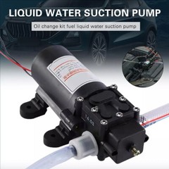 Motor Oil Fuel Fluid Extractor Electric Siphon Transfer Change Pump DC 12V 60W