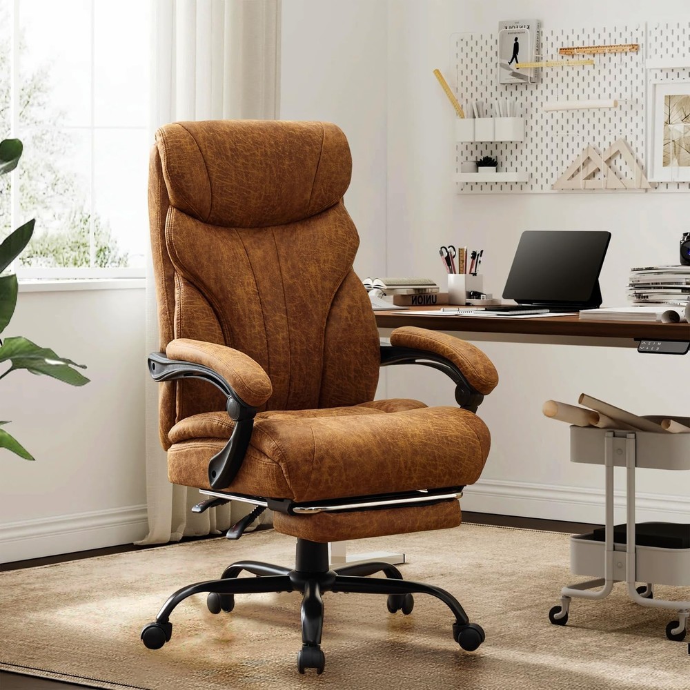 Office Chair, Big and Tall Office Chairs 500LBS Ergonomic Gaming Chair &Footrest