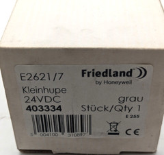 Friedland E2621/7 grey 24V DC small horn 403334 new original packaging