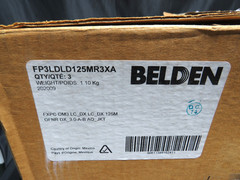 (Case of 3) Belden FP3LDLD125MR3XA 125m LC Duplex Fiber Optic Patch Cable [CTH]