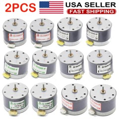 2Pcs 530 Motor DC 6V 9V 12V 2400RPM-EG-530AD-2B/2F Micro-motor CW/CCW DIY Parts