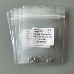 20Sets Dental Orthodontic 1st Molar Wide Big Brackets Roth 022 Without hooks