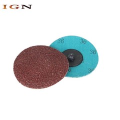 25× 3 inch 36 Grit Aluminum Oxide Roll Lock Die Grinder Sanding Grinding Disc US
