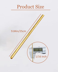 25 Rods Brazing Rods, Brass Solder, Brass Welding Rod for Oxyacetylene Gas Weldi