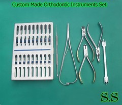 95 Assorted Custom Made Orthodontic Instruments Set DN-587