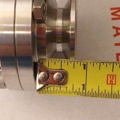1” Sanitary Butterfly Valve with Pull Handle Stainless Steel
