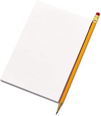 Scratch Pads, Unruled, 5 X 8, White, 100 Sheets, 12/Pack