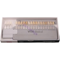 New 1 Set VITA Classical Dental Shade Guide 19Colors with Bleached Shades Clip