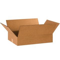 PARTNERS BRAND 20 x 12 x 4 Corrugated Cardboard Boxes, Flat 20″L x 12″W x 4″H…