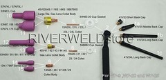 RIVERWELD TIG Nozzle Ceramic Cup 13N08 #4 1/4″ SR WP 9 20 25 Welding Torch 10pk