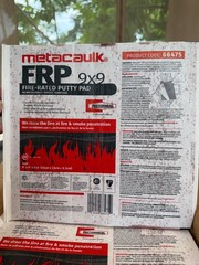 Rectorseal Metacaulk 9″ X 9″ Fire Rated Putty Pad- Case of 20 Putty Pads