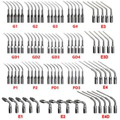 5Pcs Dental Ultrasonic Piezo Scaler Tip fit EMS Woodpecker/DTE SATELEC AZ