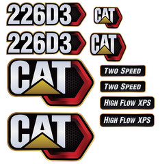 For Caterpillar CAT 226D3 Skid Steer | Replacement Decal Set | FREE SHIPPING