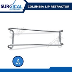 2 Pcs Columbia Lip Retractors 5.50″ Double Ended 37mm & 50mm German Grade