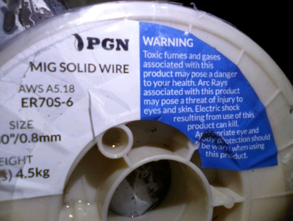 PGN Solid MIG Welding Wire – ER70S-6-0.030 Inch, 10 Pound Spool AWS A5.18
