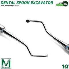 NEW DENTAL EXCAVATOR SET OF 5 RESTORATIVE SPOON DOUBLE ENDED PREMIUM INSTRUMENTS