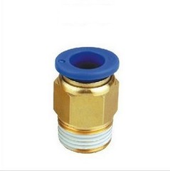 8mm or 5/16″ OD to 1/8″ NPT Male Straight Push In Connect Tube Fitting N-@C1
