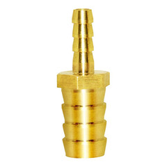 Hose Barb Reducer 1/4″ to 5/8″ Barb Fitting Reduce ID Brass Hose Adapter