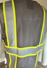 FX Two Tone High Visibility Reflective Gray Safety Vest