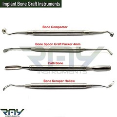Dental Bone Grafting Kit Palti Bone Graft Compactor Packer Plugger Scoop Implant