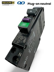NEW Square D QO120PAFGF/QO120PDF 20 Amp Single Pole Dual Function Breaker