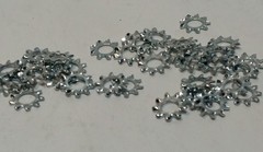 #10 Lock Washers, External Tooth, Zinc Plated – 4 pounds