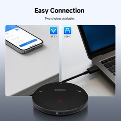 SVBONY Conference Speaker and Microphone Portable Speakerphone for Home Office