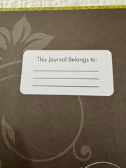 PlanAhead Green Floral Pattern Journal Illustrated Cardboard Cover Notebook New