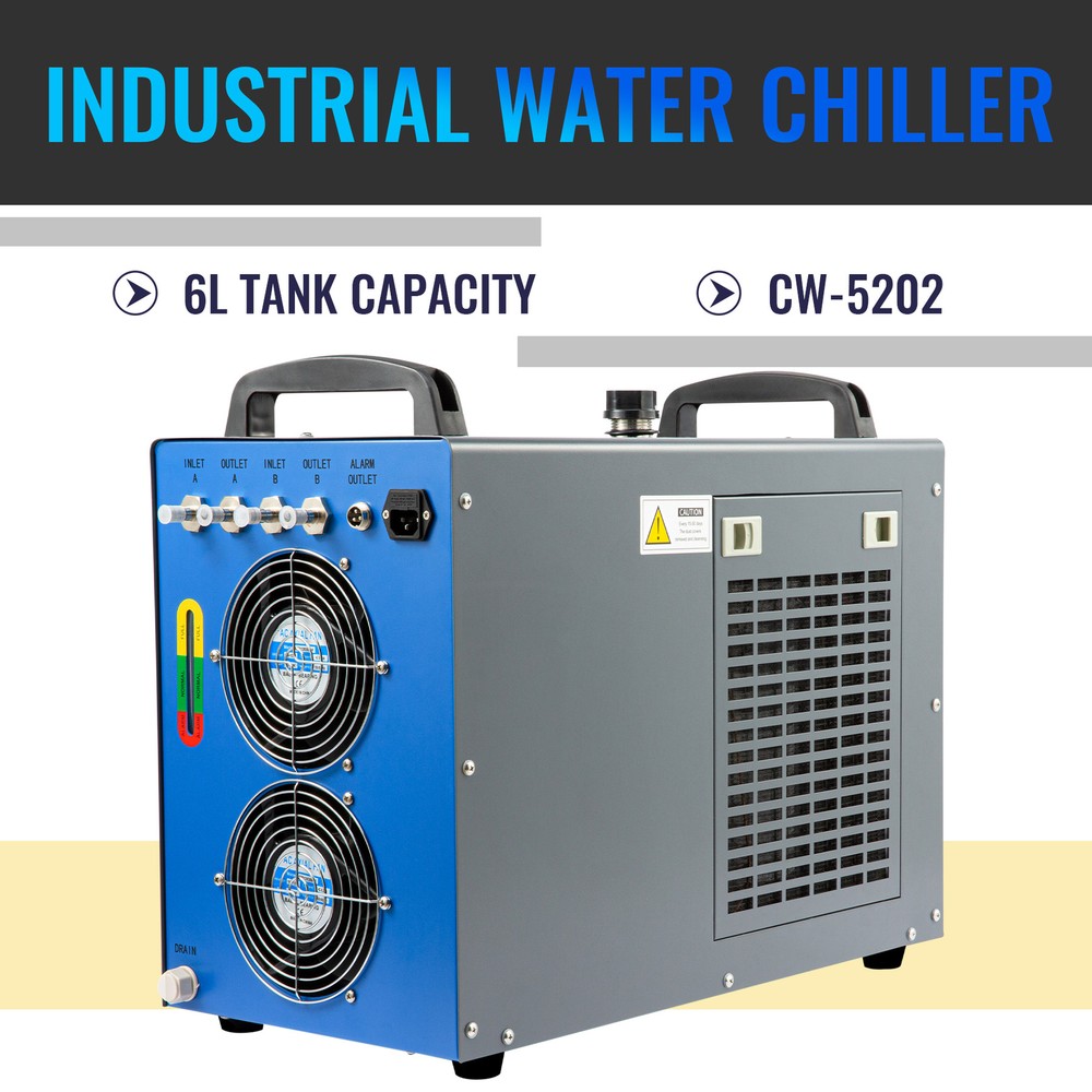 OMTech Industrial Water Chiller CW5202 5200 5000 3000 for CO2 Laser Engraver