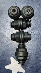 (5) 5/32” 4mm PARKER LEGRIS 3116 04 00 Push-Fit Union 5/32 in PTC Bulkhead 5pcs