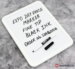 EXPO Wet Erase & Dry Erase Mixed Marker Set N1A11601, Black Ink