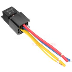 12V 80A 5Pin DC AMP SPDT Car Relays + Socket Car Starter Auto Relay Universal