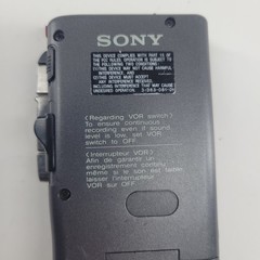 Sony M-629V Micro Cassette Voice Recorder Dictaphone Dictation Teated For Power