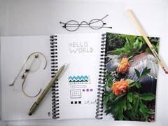 Blank Journal 5.5 × 8.5 Inches, Garden Angel – Peonies, Spiral Bound, 140 Pages