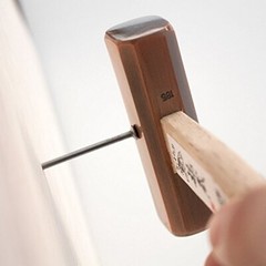 Kakuri Ryuzo Bronze Octagonal Genno 330mm 375g Woodwork mallet Hammer Japan