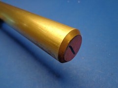 1/2″ Diameter x 24″-Long 360 Brass Round Bar– .500″ Dia 360 Brass Rod